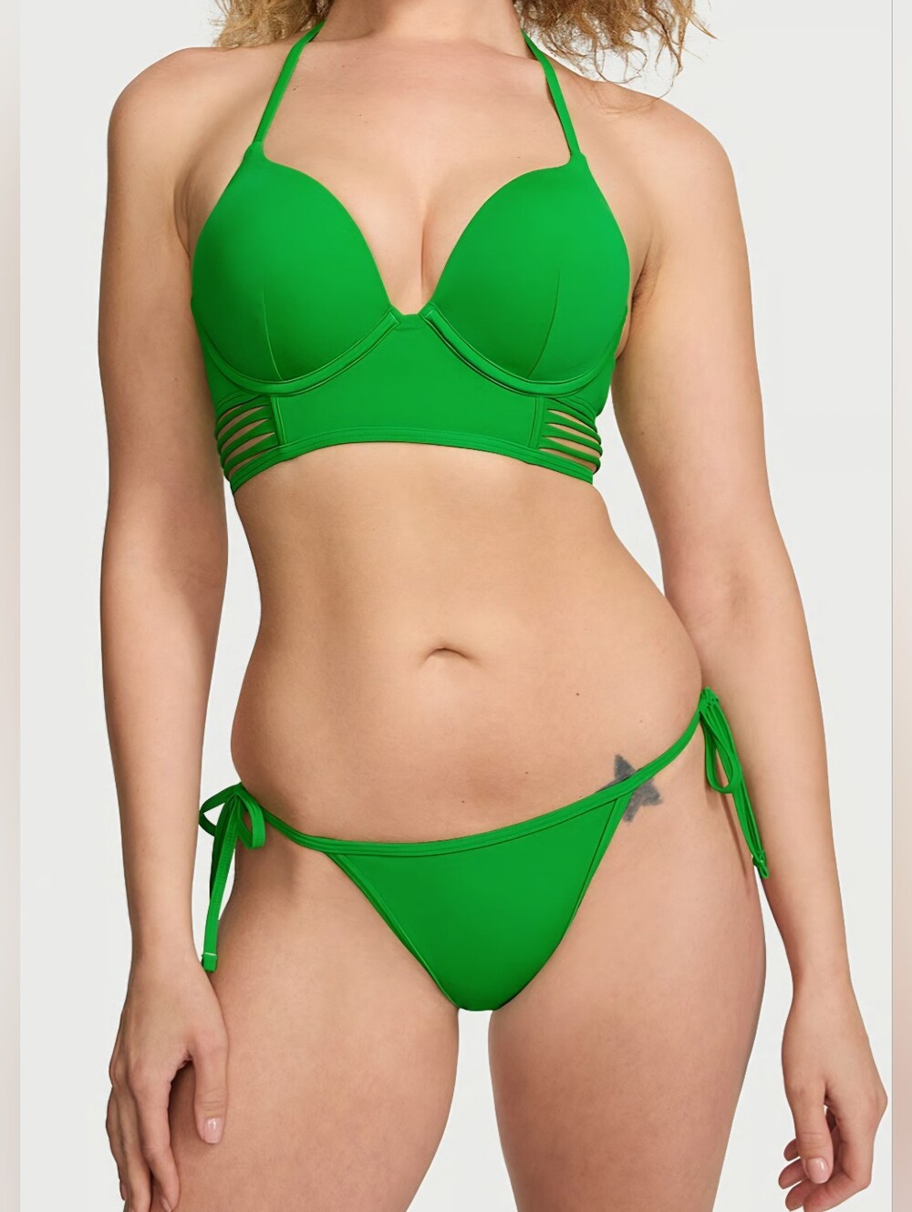 Victoria’s Secret Archives Bombshell Push-Up Cheeky Bikini Set 34DD/M NWT